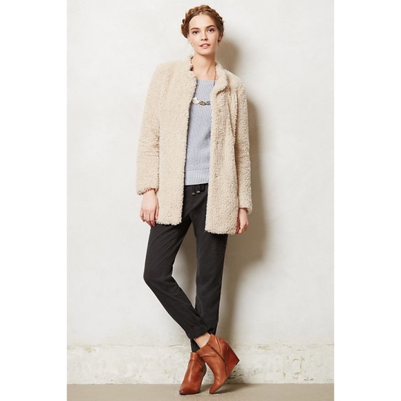 Anthropologie Jackets & Blazers - • Anthropologie • Elevenses Lumi Sherpa Coat